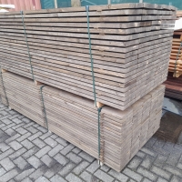 Vergrijsd steigerhout - 3 x 20 x 250 cm