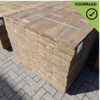 Vergrijsd steigerhout - 3 x 20 x 250 cm