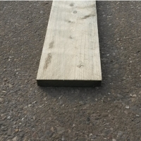 Vergrijsd steigerhout - 2 x 19,5 x 250 cm
