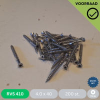 Vlonderschroef 4.0 x 40 - RVS 410