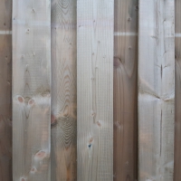 Grenen tuinscherm - 15+3 planken -  180 x 180 cm
