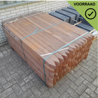Azobe paal - 7 x 7 x 150 cm