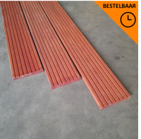 Massaranduba vlonderplank - 2,1 x 14,5 x 247 cm