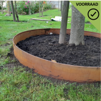 Boomring kantopsluiting cortenstaal - &Oslash; 100 cm