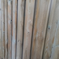 Grenen tuinscherm - 19+2 planken -  180 x 180 cm