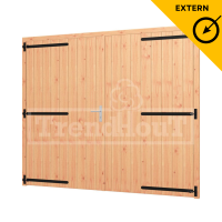 Douglas opgeklampte deur dubbel XL 2540x2170mm