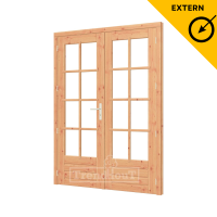 Douglas stapeldorpeldeur dubbel 1636x2136mm