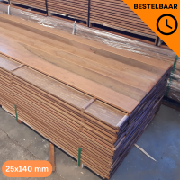 Ipe vlonderplank - 2,5 x 14,0 x 582 cm