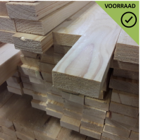 Vuren lat - 2,1 x 4,8 x 300 cm - VOORDEELBUNDEL 10 STUKS