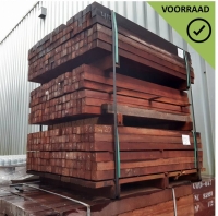 Azobe piket - 4 x 4 x 125 cm