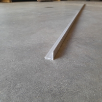Aluminium aanslagprofiel - 2 x 2 x 200 cm
