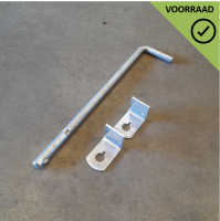 Grondgrendel verzinkt - 40 cm