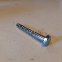 Houtdraadbout M5x40 - Per stuk