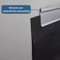 Aluminium knelstrip 48 mm - 2,5 meter