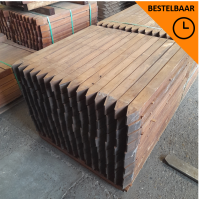 Angelim Vermelho paal - 6,8 x 6,8 x 100 cm - ACTIE!
