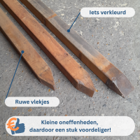 Angelim Vermelho paal - 6,8 x 6,8 x 100 cm - ACTIE!