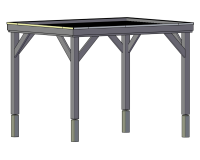 Bouwpakket douglas overkapping - 300 x 400 cm